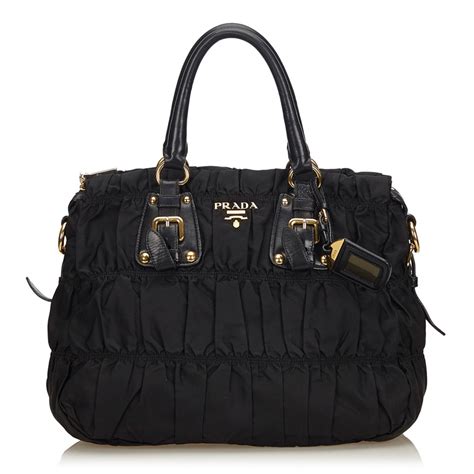 classic black Prada bag